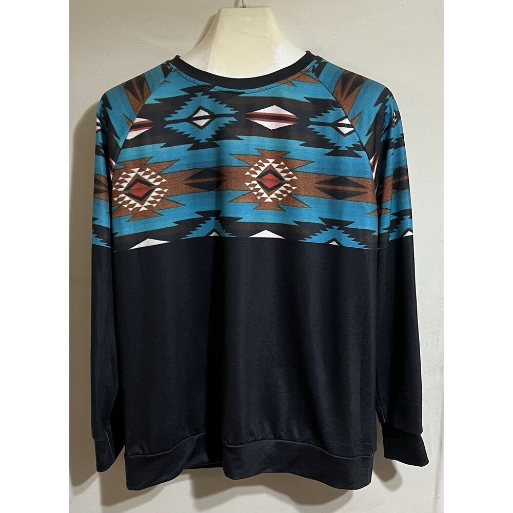 south western Soft hoodie graphic desert Tribal,  Geometric AztecNative B